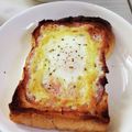 himenn's cooksnap of when they made 朝食！旨旨！ベーコンエッグトースト.