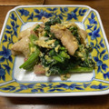 わっきー0424's cooksnap of when they made ほうれん草と豚バラ卵炒め.