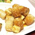 chopiii's cooksnap of when they made ヤンニョムちくわチーズ.