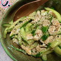 ＋SUN3's cooksnap of when they made ササミとキュウリの中華和え.