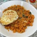 はるちゃん◡̈'s cooksnap of when they made 簡単！！！チーズ半熟目玉焼きビビンバ.