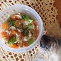 mogusun＊'s cooksnap of when they made 犬ごはん 鶏ササミ＆夏野菜ぷるぷるゼリー.