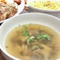 Superlittleboo's cooksnap of when they made にんにくをちょっぴりきかせたキノコスープ.
