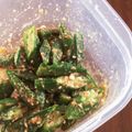 はっぴーゆりもん＊'s cooksnap of when they made オクラの胡麻和え：水っぽくならないコツ.