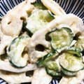 KimiキラMiku's cooksnap of when they made 蓮根ときゅうりの明太マヨサラダ.