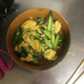 クックZ8J4H4☆'s cooksnap of when they made mきゅうりと卵のごま油炒め.