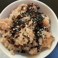takoyuma's cooksnap of when they made 炊飯器＋もち米でモチモチお赤飯.