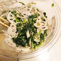 〜みみ〜's cooksnap of when they made ほうれん草と蓮根のアンチョビマヨサラダ.
