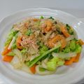 まほじょ's cooksnap of when they made めんつゆで簡単おいしい焼きうどん★.