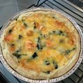 しげその's cooksnap of when they made 簡単冷凍パイシート鮭とほうれん草キッシュ.