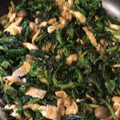 米の華's cooksnap of when they made ５分でもう一品♪春菊としめじの煮びたし.