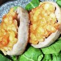 minimai's cooksnap of when they made れんこんの海老はさみ焼き☆.