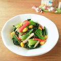 Newチヨコっと♪'s cooksnap of when they made 子供も食べやすい小松菜のおひたし.♪*ﾟ.