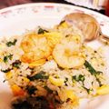renai☆'s cooksnap of when they made ほうれん草と海老の春色ポパイチャーハン.