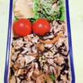 もちぜんざい's cooksnap of when they made 梅干し・ひじき・天かす・大葉・混ぜご飯.