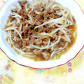 ふうはっちゃん's cooksnap of when they made 挽肉ともやしの簡単炒め.