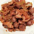 youjas's cooksnap of when they made ﾒﾁｬ旨♡砂肝と長ねぎのピリ辛炒め.