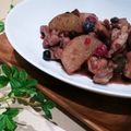 からあげパーティー's cooksnap of when they made 大根と鶏肉のはちみつワイン煮・葡萄ソース.