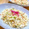 YUH♡ママ's cooksnap of when they made 裂きイカと色々野菜の炒飯.