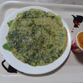 よちりん's cooksnap of when they made ヨモギのチヂミ☆あく抜き不要.