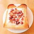 ももくり舞's cooksnap of when they made 贅沢な朝☆チーズハニーナッツトースト.