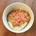 3yes's cooksnap of when they made 毎日の納豆●たらこふりかけ.