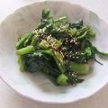 きらり流れ星's cooksnap of when they made 湯でないホウレン草のめんつゆワサビ和え.