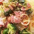 kotorimu's cooksnap of when they made 青梗菜とベーコンのクリームパスタ.