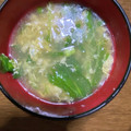 べあーるぶい's cooksnap of when they made ふわふわ卵と水菜のスープ.