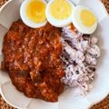 bacha3's cooksnap of when they made カフェ気分＊濃厚トマトの野菜カレー.