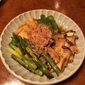 uerige's cooksnap of when they made 優しい♪アスパラとエリンギのおひたし.