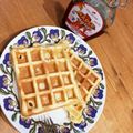 トゥードルズ♡'s cooksnap of when they made 砂糖不使用★HMバナナワッフル.