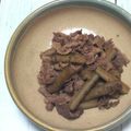 おはなすき's cooksnap of when they made 甘辛味が沁みてる牛ゴボウ！.