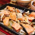 みぃぃちゃま's cooksnap of when they made グリラーで　鮭とキノコのバター蒸し.