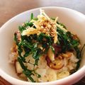 ちゃちゃまる26's cooksnap of when they made 【みょうがごはん】超時短ごはん　30秒！.