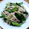 ポニーリボン's cooksnap of when they made 3分 ハムとえのきと小松菜のバター炒め.