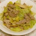 youtapapa's cooksnap of when they made 豚肉と春キャベツ☆エリンギのさっぱり炒め.