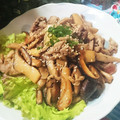 虹色♪︎ちゅーりっぷ's cooksnap of when they made 豚肉ときのこいっぱい炒め.