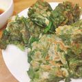 ぶたぶた☆こぶた's cooksnap of when they made 簡単もちもち！春菊のチヂミ.