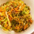 パッシーユ's cooksnap of when they made キャベツ・人参のごま和え♪千切りで♪.