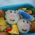 silk's cooksnap of when they made 3びきのこぶたべんとう＊キャラ弁＊.