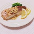 まあまま☆0403's cooksnap of when they made 迎春♪鯛のムニエル松の実風味♪.