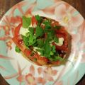 inLondon's cooksnap of when they made とんかつソース×トマト・パセリのトースト.