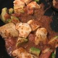 Qlmy's cooksnap of when they made 鶏肉アボカドトマトハニーマスタード.