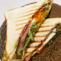 マミねちょ's cooksnap of when they made ＊アボカドベーコンエッグホットサンド＊.