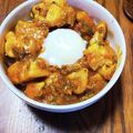 閑人２１号's cooksnap of when they made 本当に鶏ムネ？疑惑の鶏ムネチリソース丼.