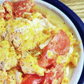 ゆずカフェ's cooksnap of when they made ふわとろ卵とトマトの炒め物ニンニク風味.