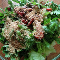 metabo3号's cooksnap of when they made もりもり春菊のほっとサラダ　.