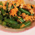 悠まま26's cooksnap of when they made 冷凍インゲンの卵とじ.