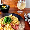 ＊あんずあん＊'s cooksnap of when they made 簡単！激ウマ！豆乳と塩辛のスパゲティー。.